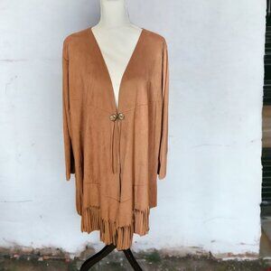 NWOT Wrangler Southwestern Design Jacket Long Sleeves‎ Back Design in Size Large